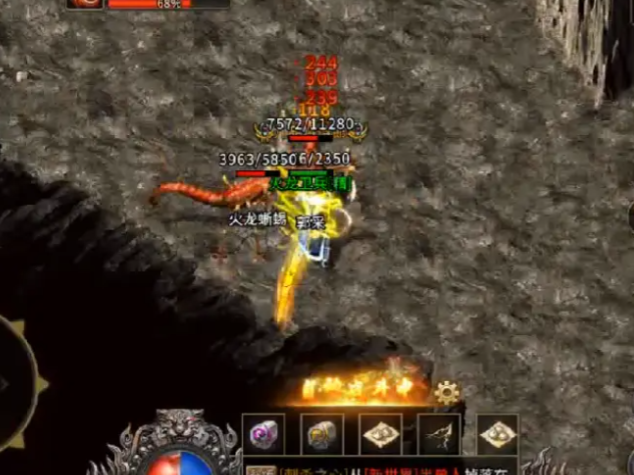 团战许多强力BOSS有必要组队甚至组成成型行会才能挑战